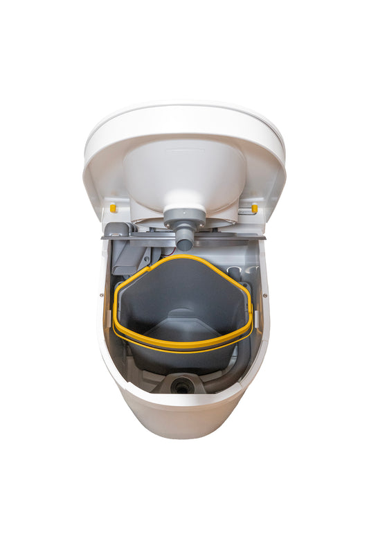 Erotteleva käymälä Separett Tiny virtsan poistolla