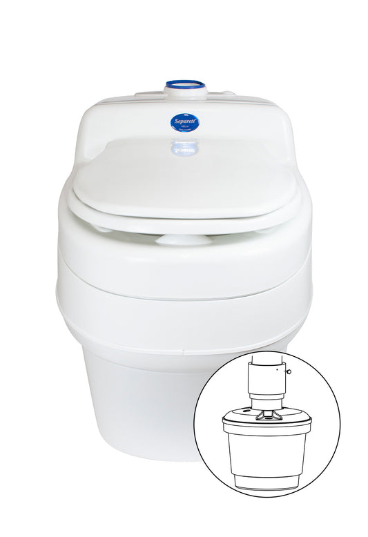 Erotteleva käymälä Separett Villa Extend