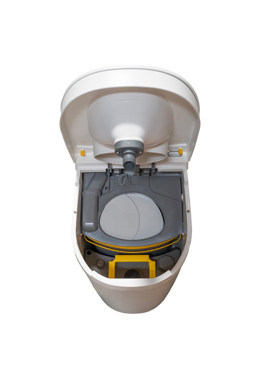 Erotteleva käymälä Separett Tiny virtsasäiliöllä