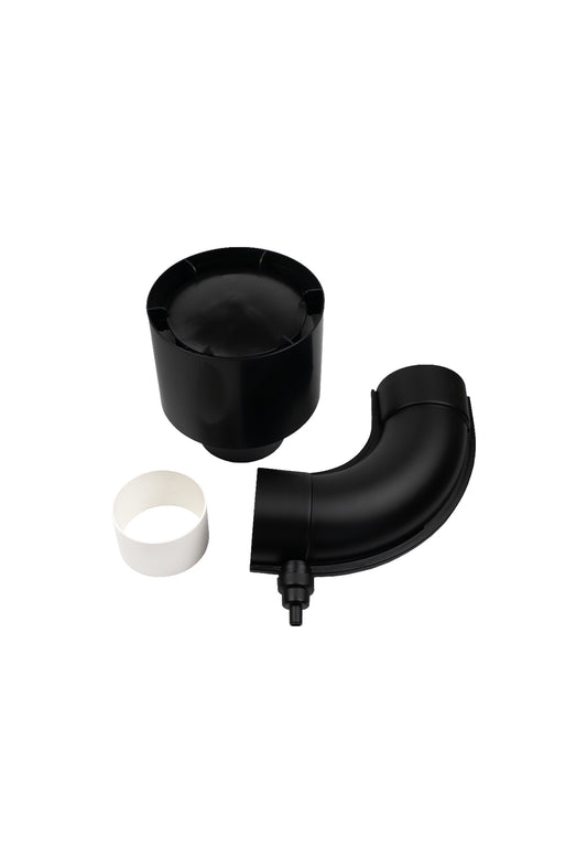 Tuuletusputkiston perusosat musta